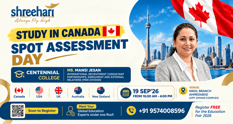 Centennial College Spot Assessment Day Ahmedabad